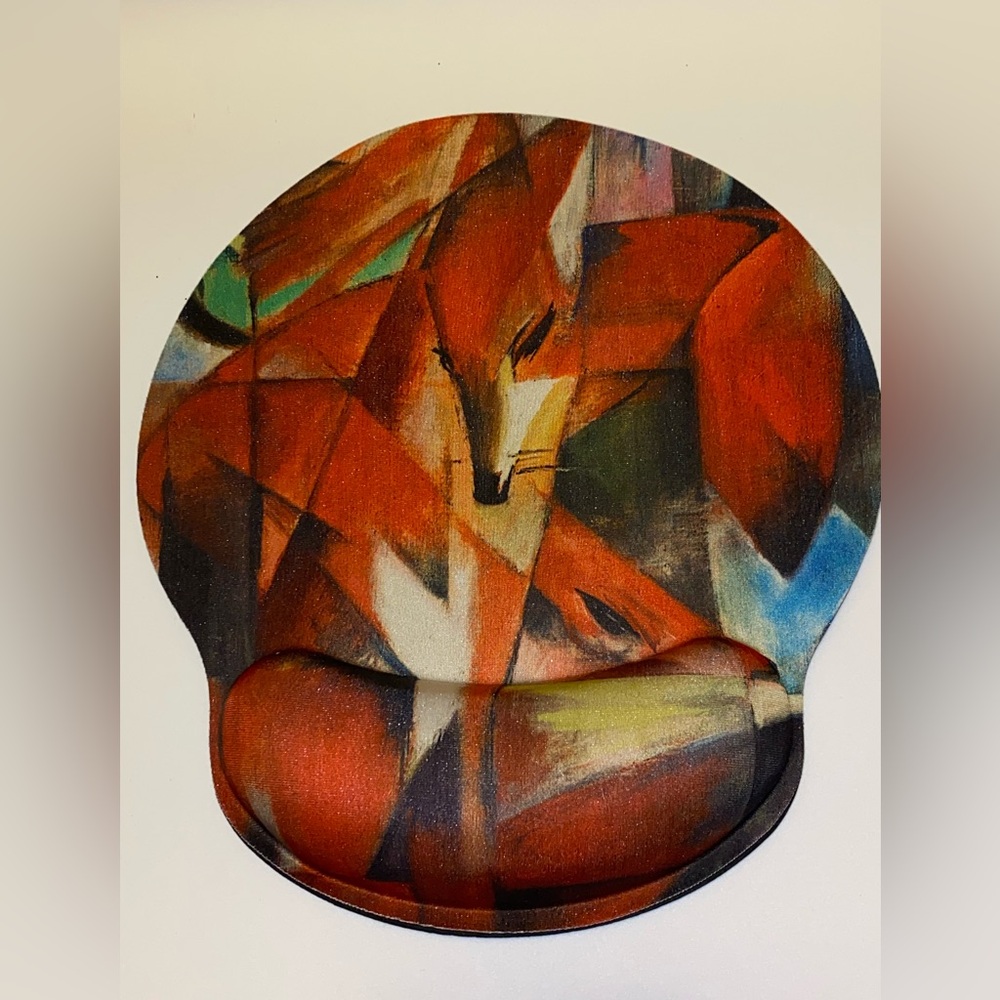 Fox mousepad with wrist pad